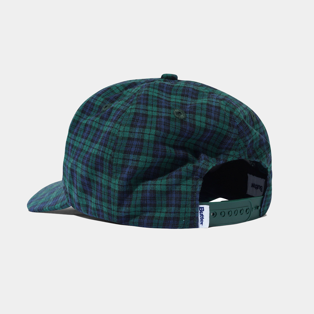 Butter Collegiate 6 Panel Cap Plaid