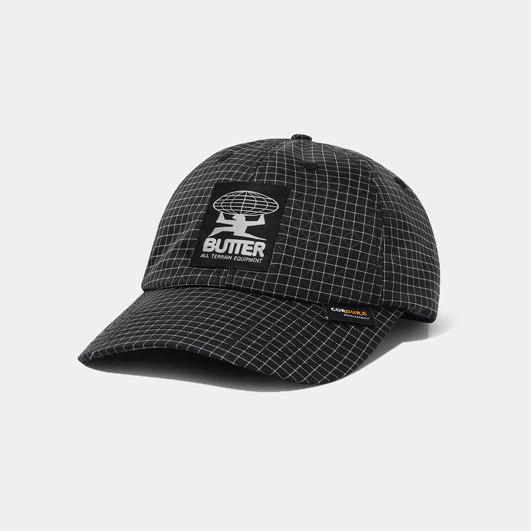 Butter Cordura Terrain 6 Panel Cap Black