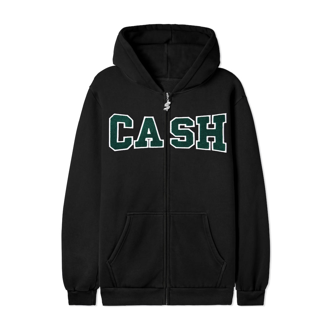 Cash Only Campus Zip Thru Hood Black
