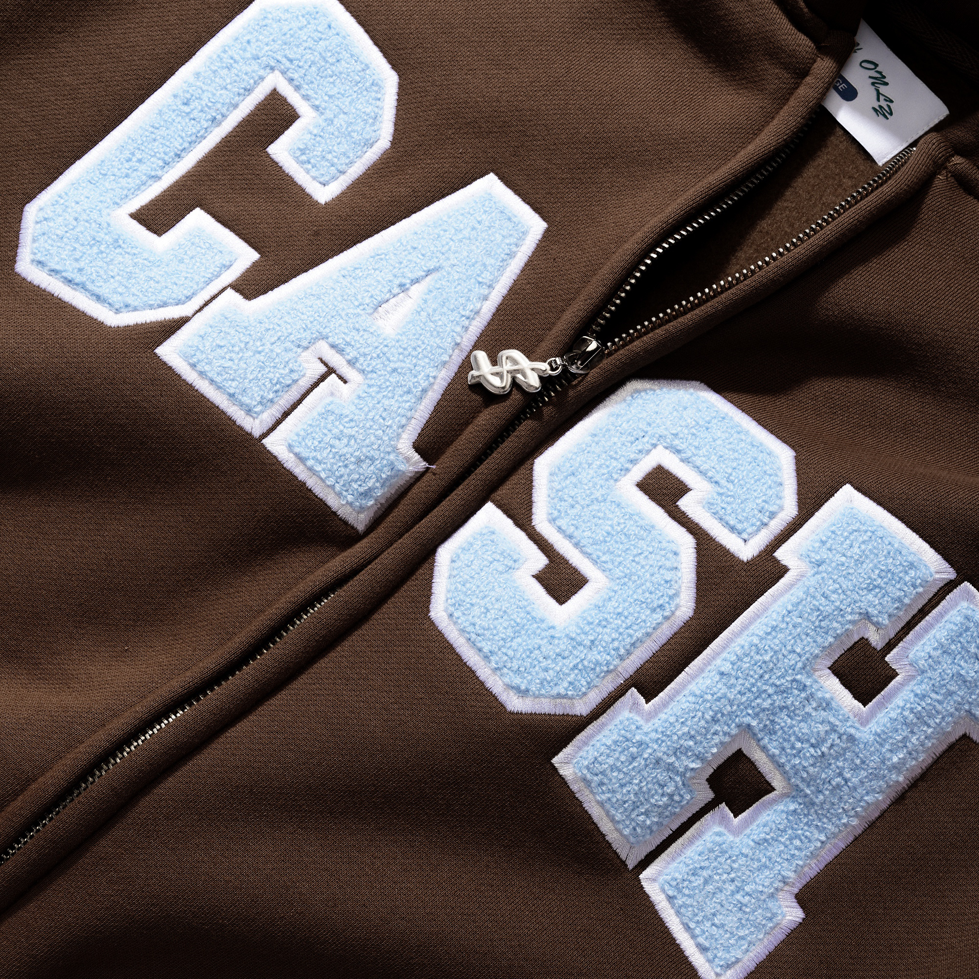 Cash Only Campus Zip Thru Hood Brown