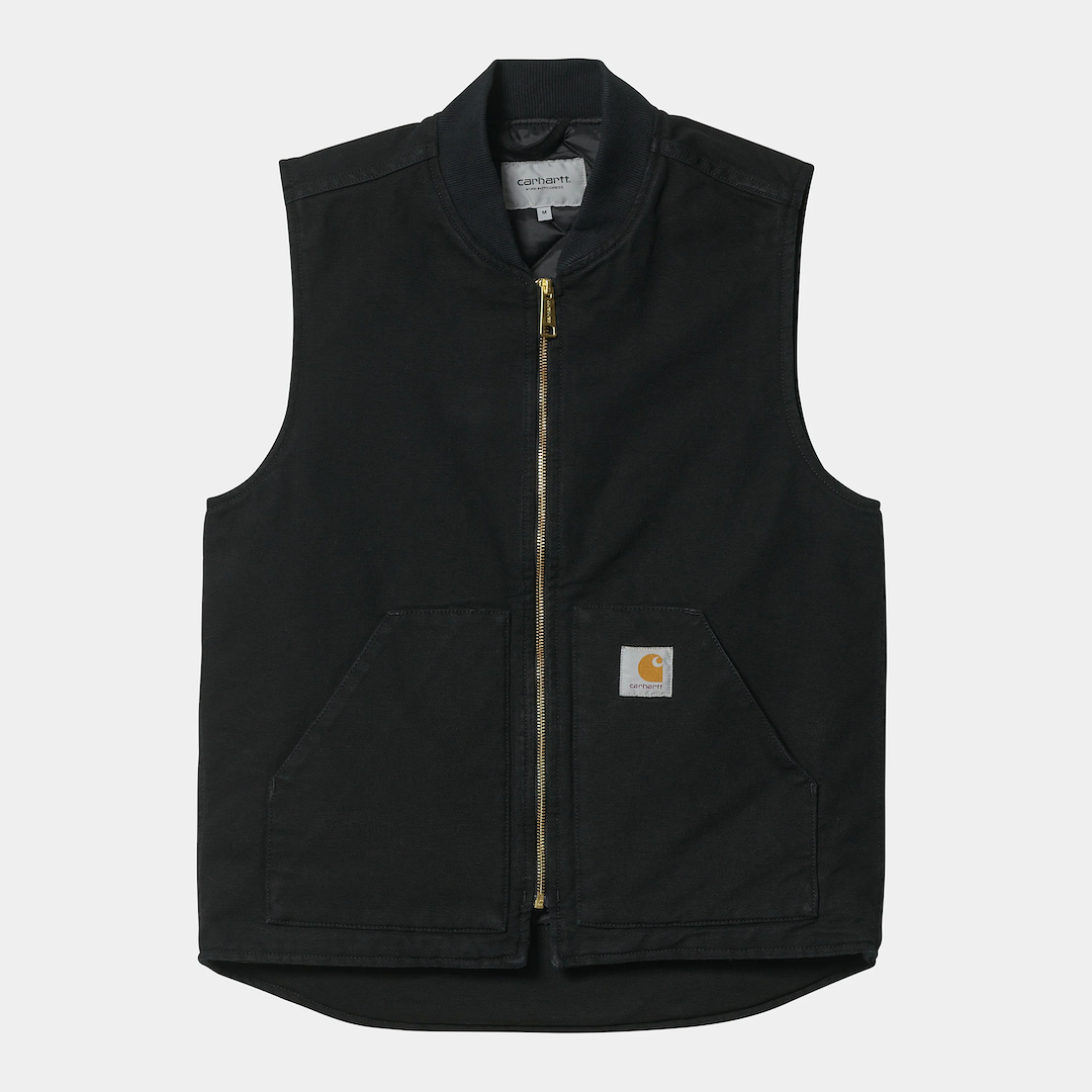 Carhartt WIP Classic Vest Black Rinsed