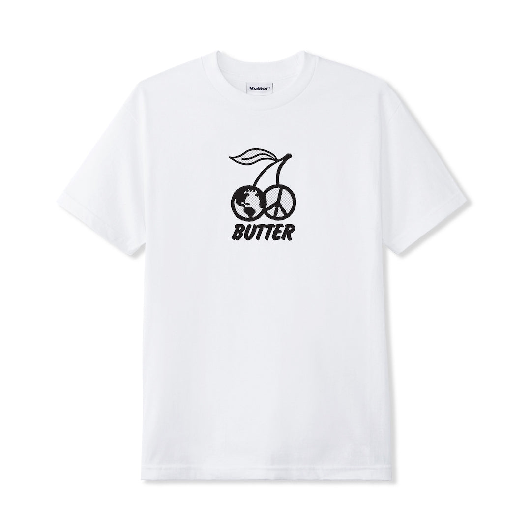 Butter Goods Cherry Tee White