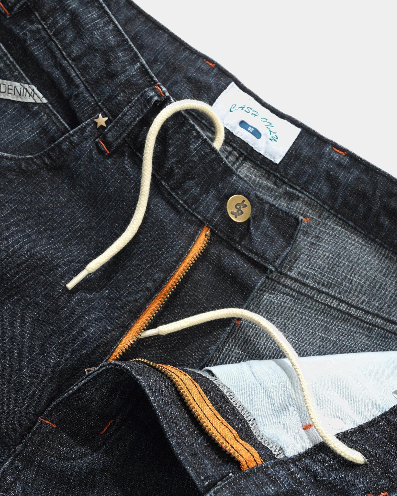 Cash Only Company Denim Jeans Distress Washed Midnight