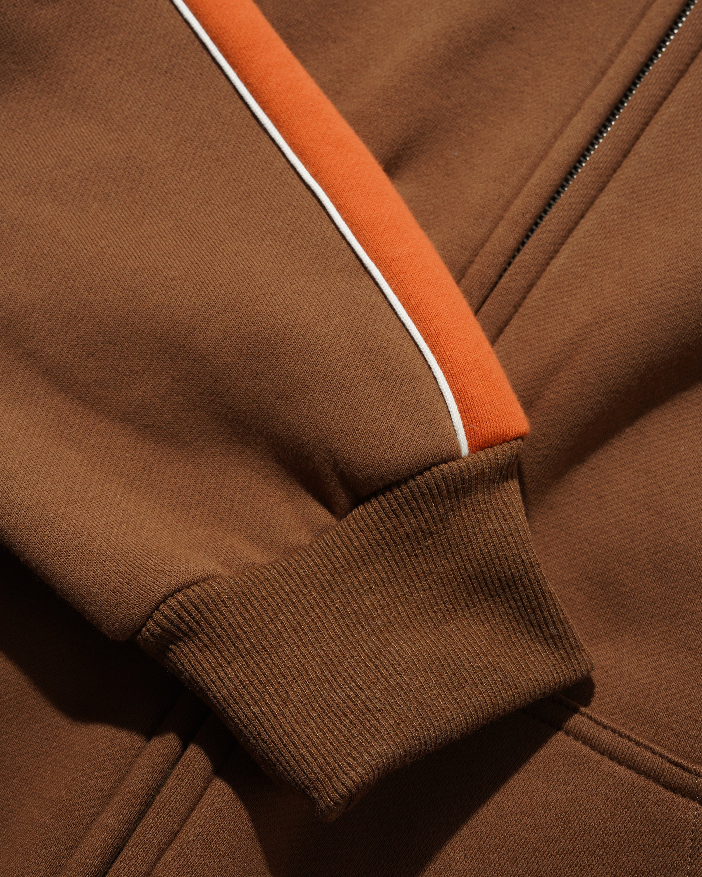 Butter Connection Zip-Thru Hood Brown