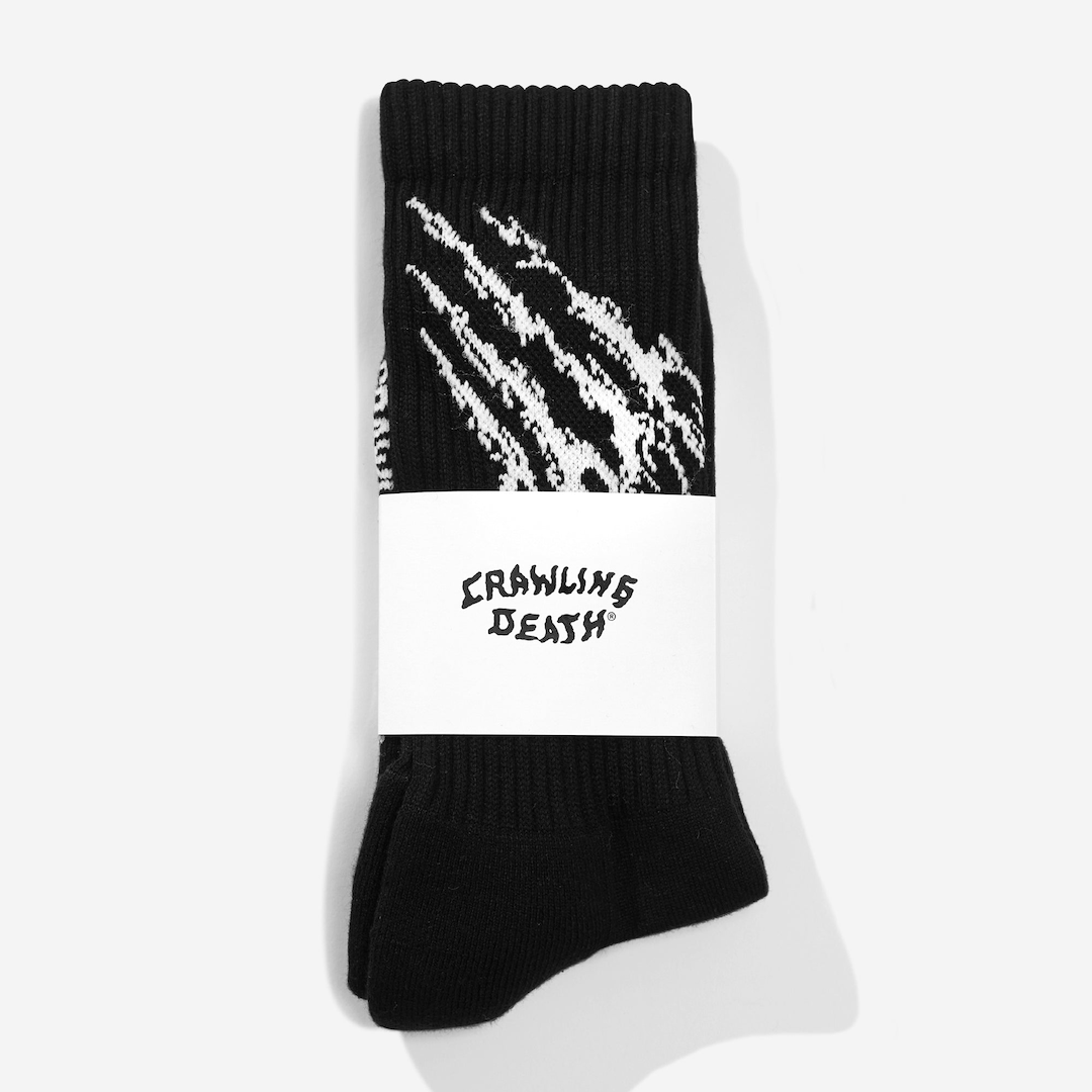 Crawling Death x Christina Pereira Claw Socks Black