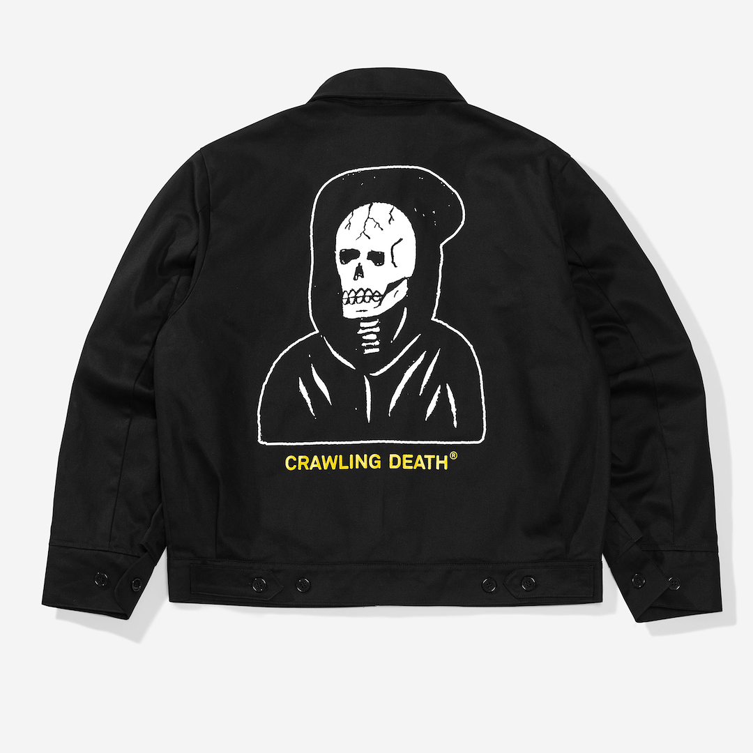 Crawling Death Brain Crack Work Jacket