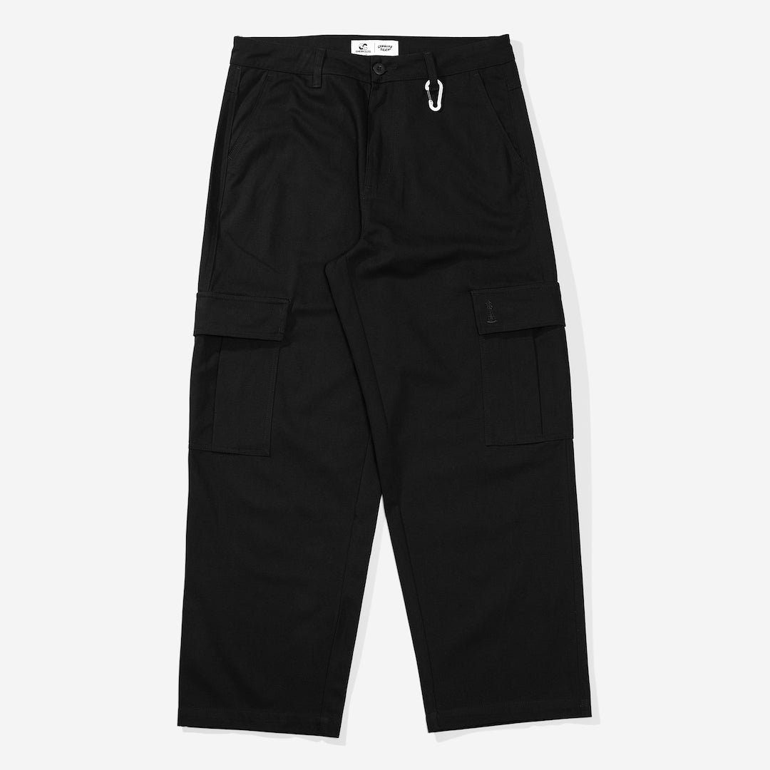Chess Club x Crawling Death Cargo Pants Black