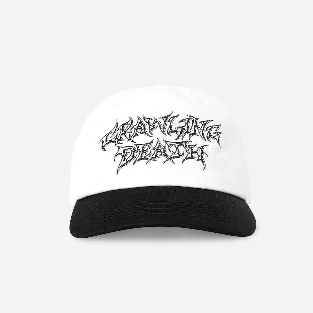 Crawling Death Metal Blade Cap Black + White