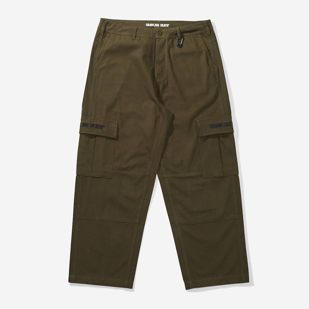 Crawling Death Cargo Pants Army Green