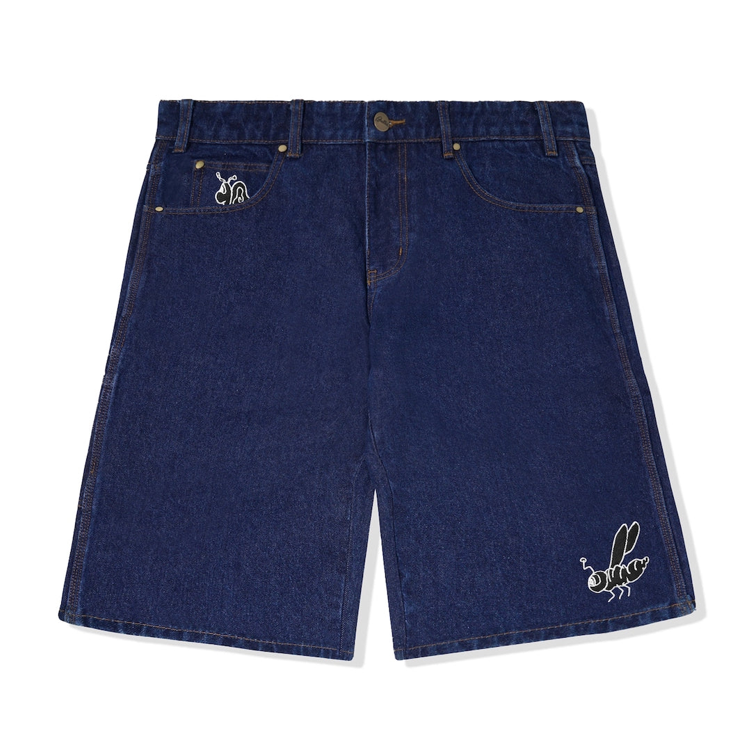 Butter Goods Critter Baggy Denim Shorts Dark Indigo