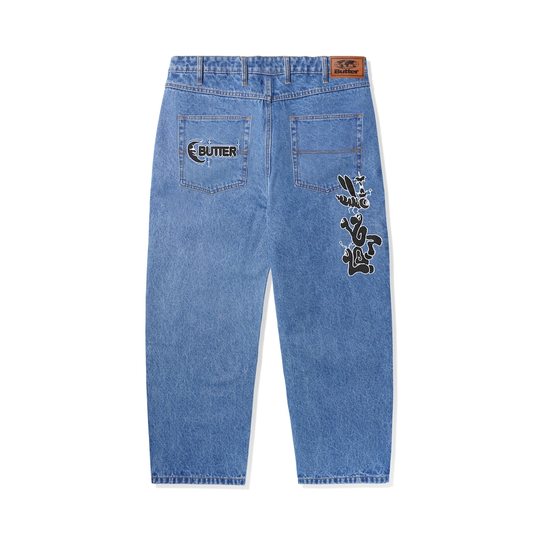 Butter Goods Critter Denim Jeans Washed Indigo