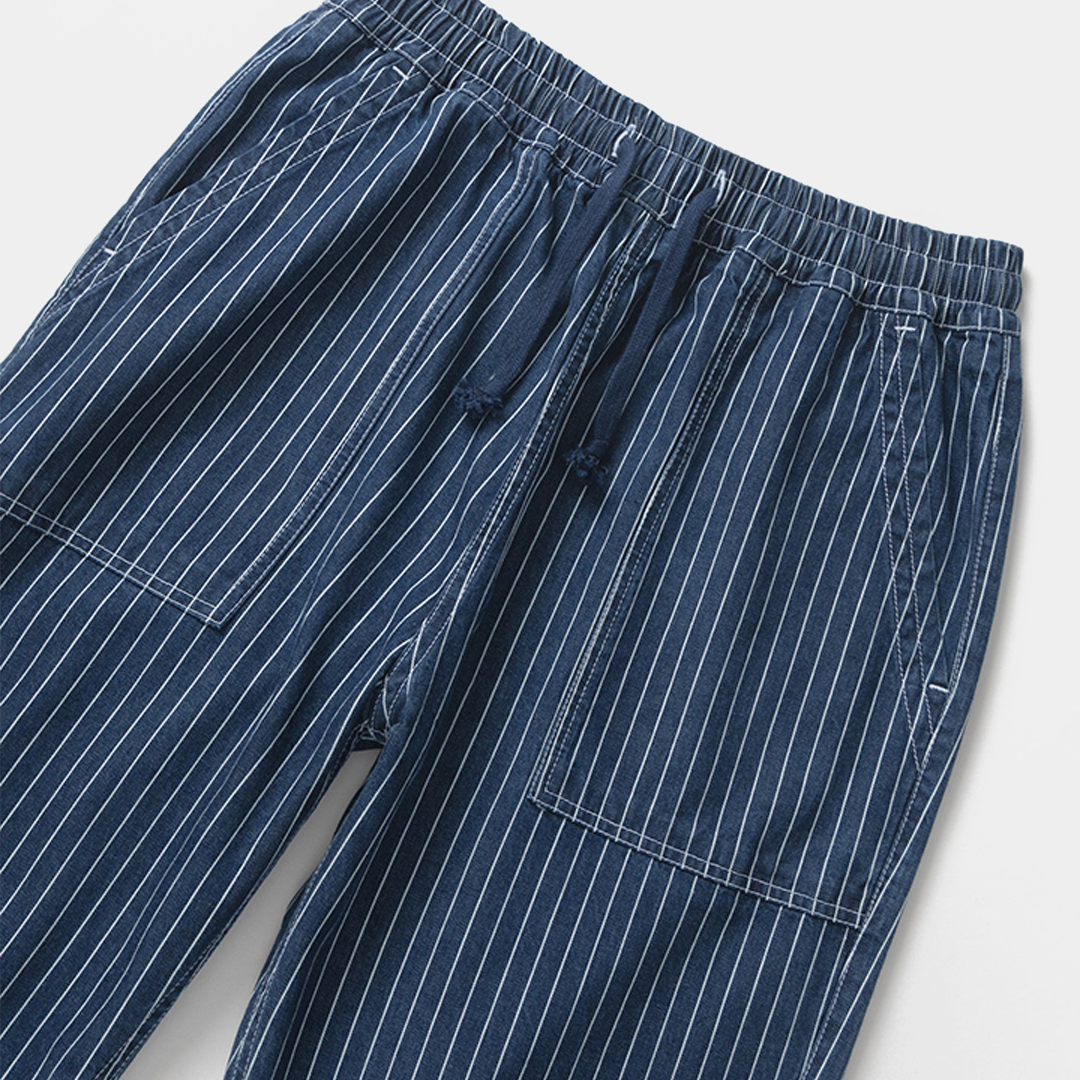 Service Works Pinstripe Denim Chef Pants Indigo