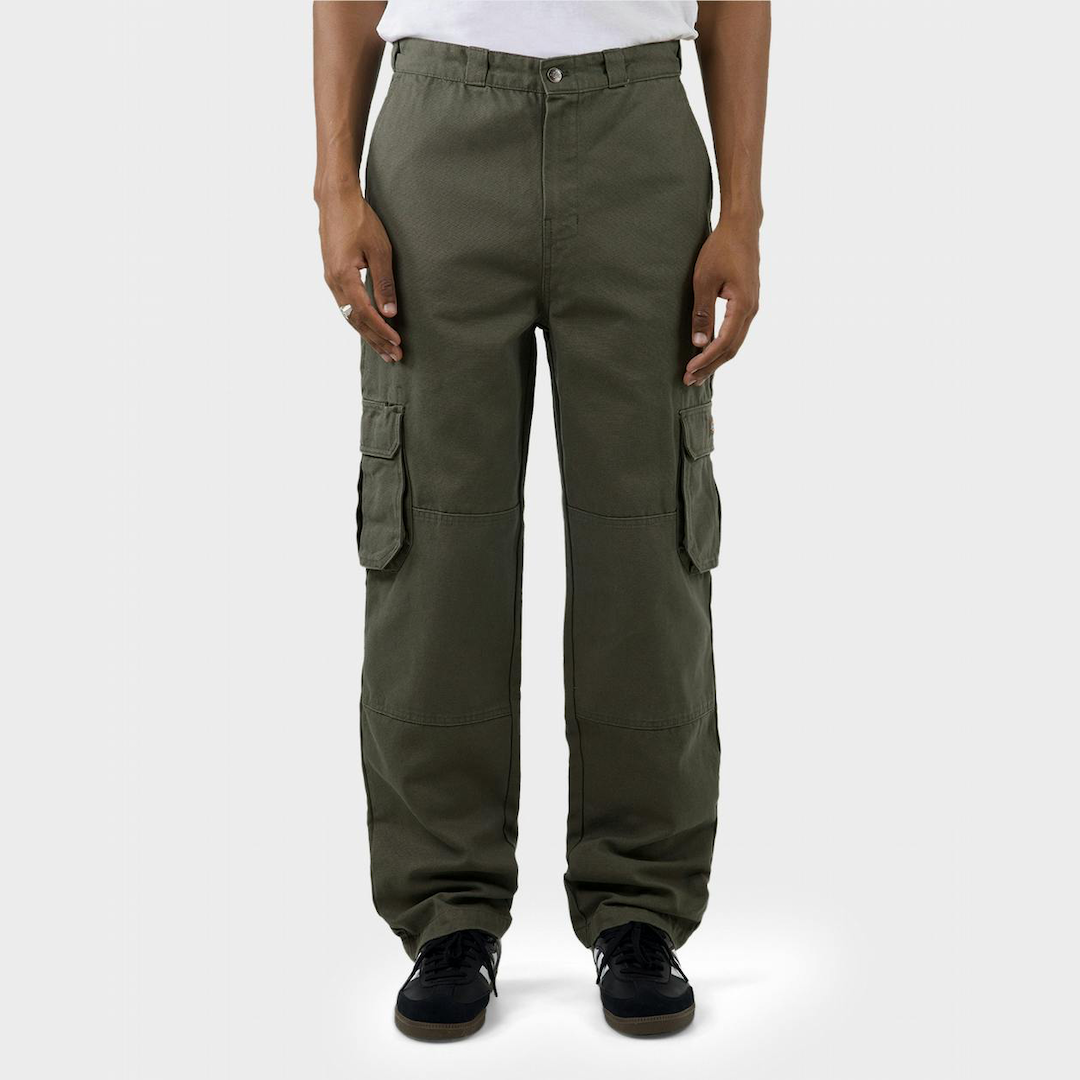 Dickies 85-283 Double Knee Cargo Canvas Pant Washed Dark Khaki – Brick ...