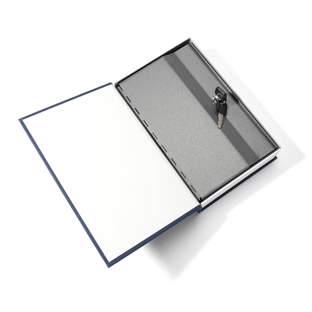 Cash Only Dictionary Stash Box Navy