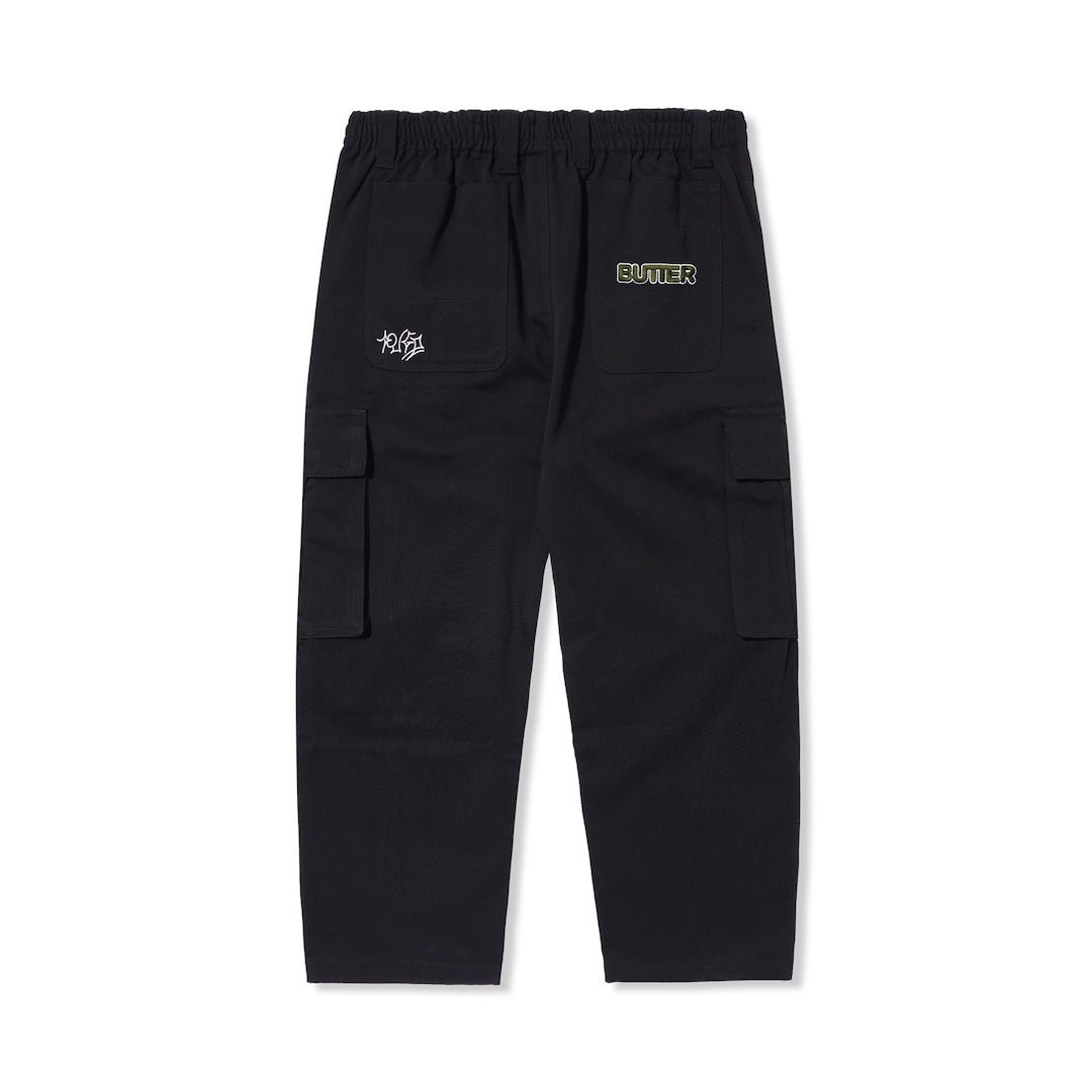 Butter Goods Dougie Cargo Pants Black