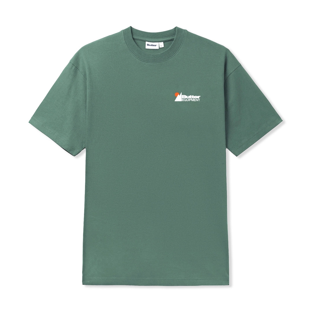 Butter Goods Equipment Pigment Dye Tee Jungle Wood