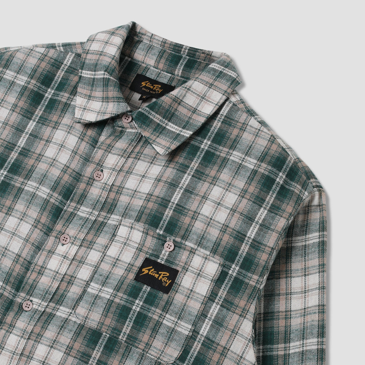 Stan Ray Flannel Shirt Green Plaid