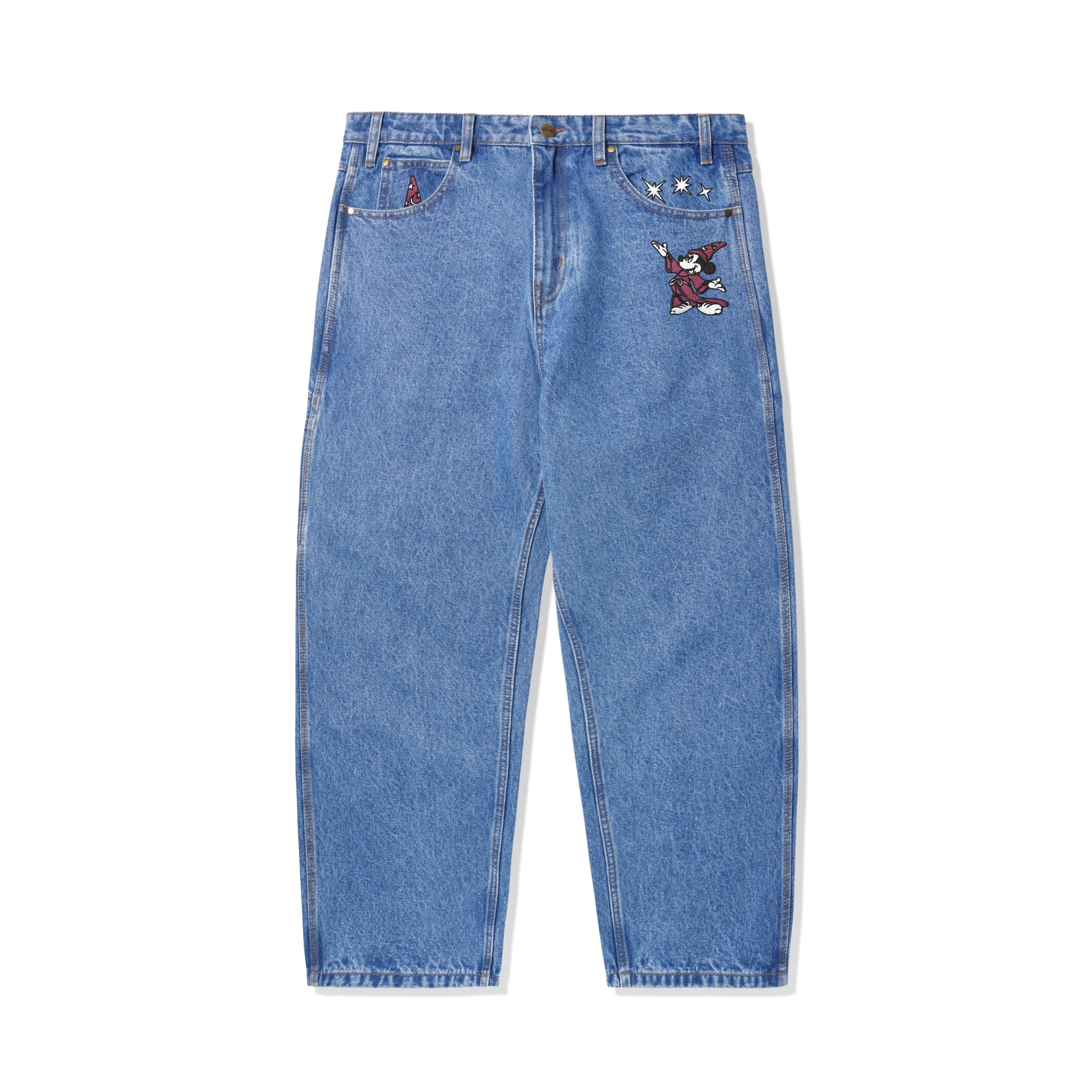 Butter Goods x Fantasia Baggy Denim Jeans Washed Indigo