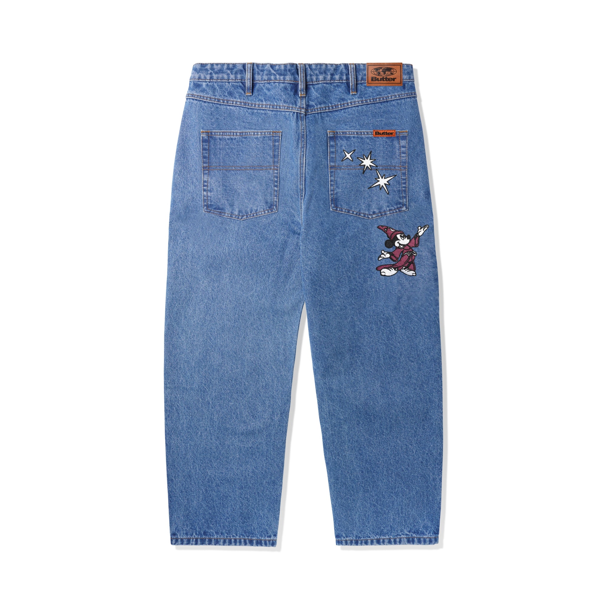 Butter Goods x Fantasia Baggy Denim Jeans Washed Indigo