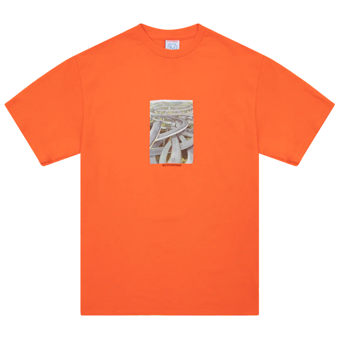 Sci Fi Fantasy Freeway Tee Orange