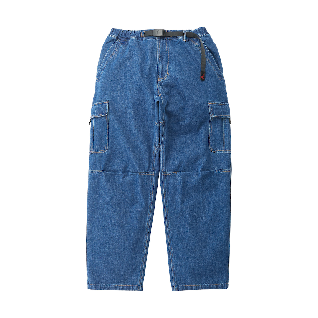 Gramicci Loose Cargo Denim Pant Mid Indigo
