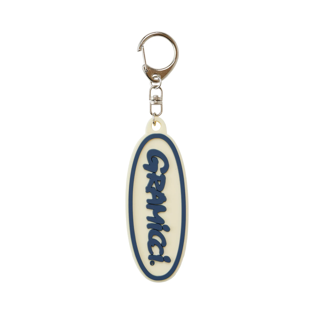 Gramicci Oval Key Ring Off White