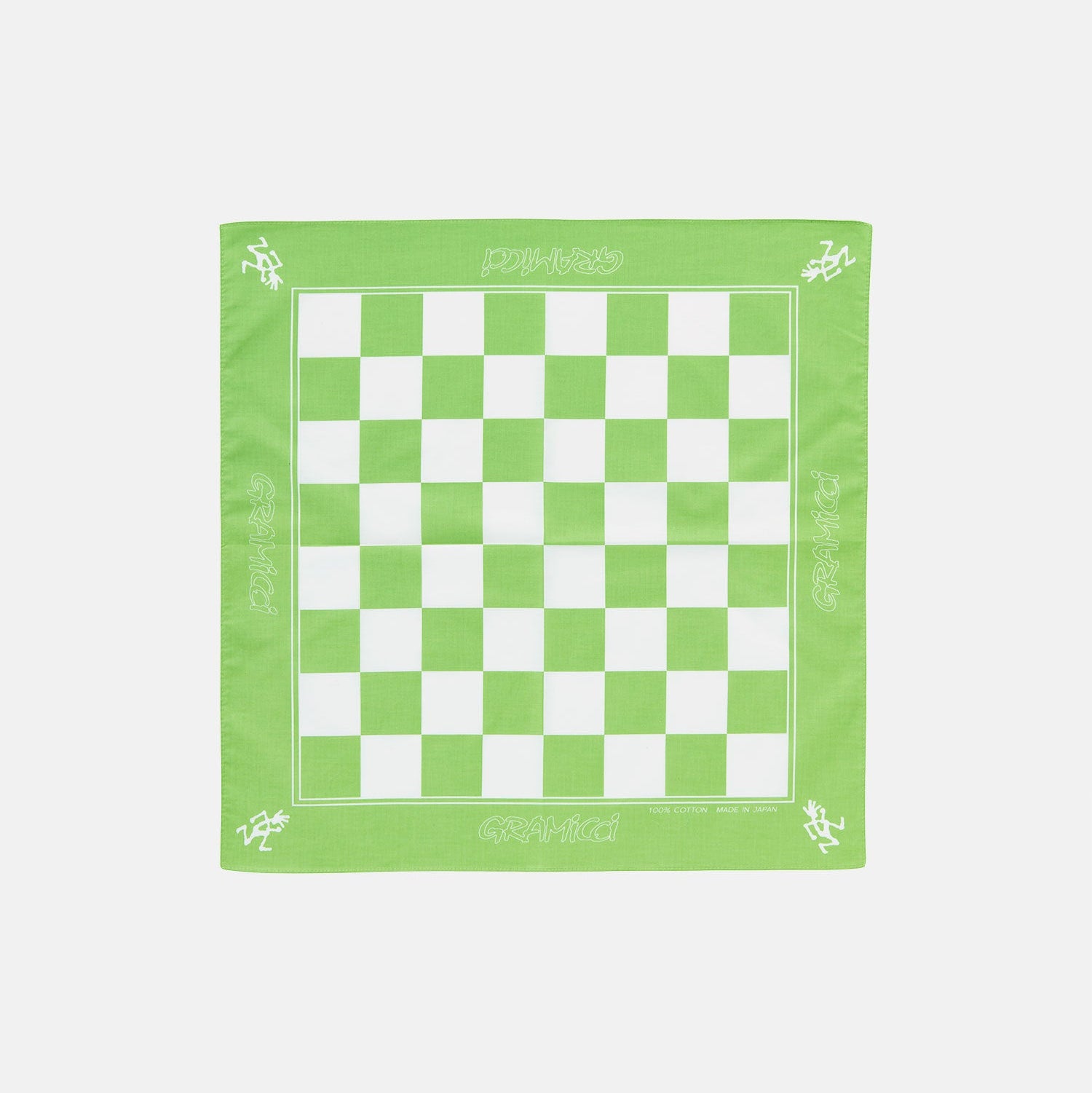 Gramicci Checkers Bandana Lime