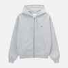 Gramicci One Point Zip Hooded Sweatshirt Heather Grey