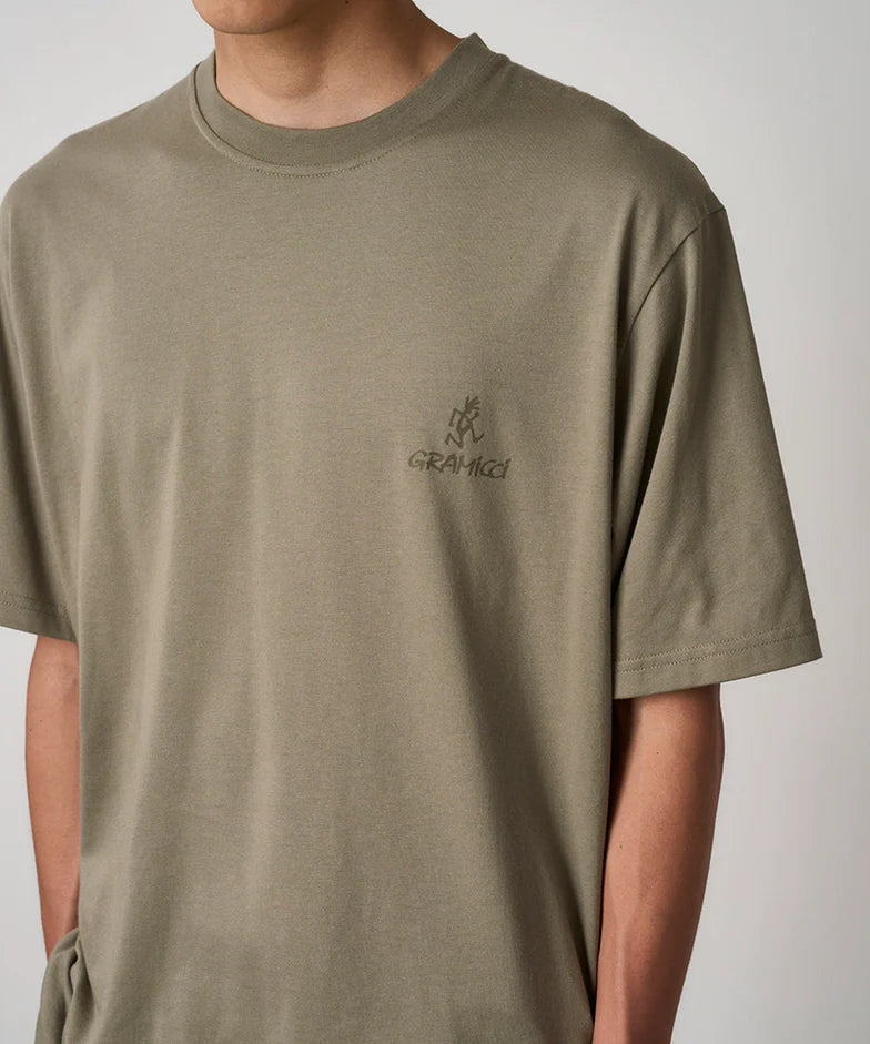 Gramicci One Point Logo Tee Khaki