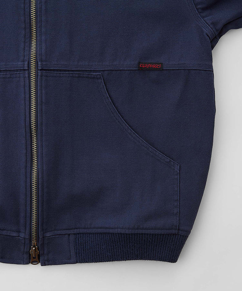 Gramicci El Cap Canvas Hooded Jacket Navy