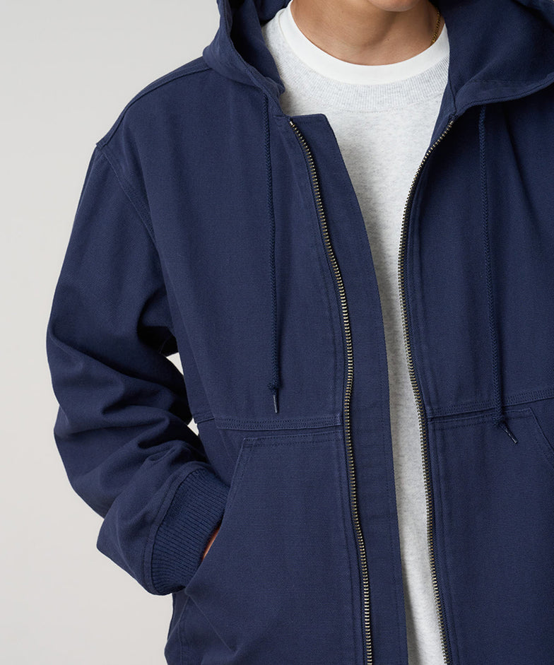 Gramicci El Cap Canvas Hooded Jacket Navy