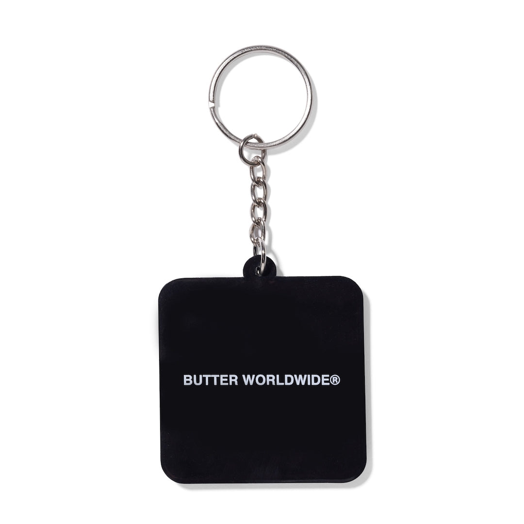 Butter Goods Grove Rubber Key Chain Black + Multi