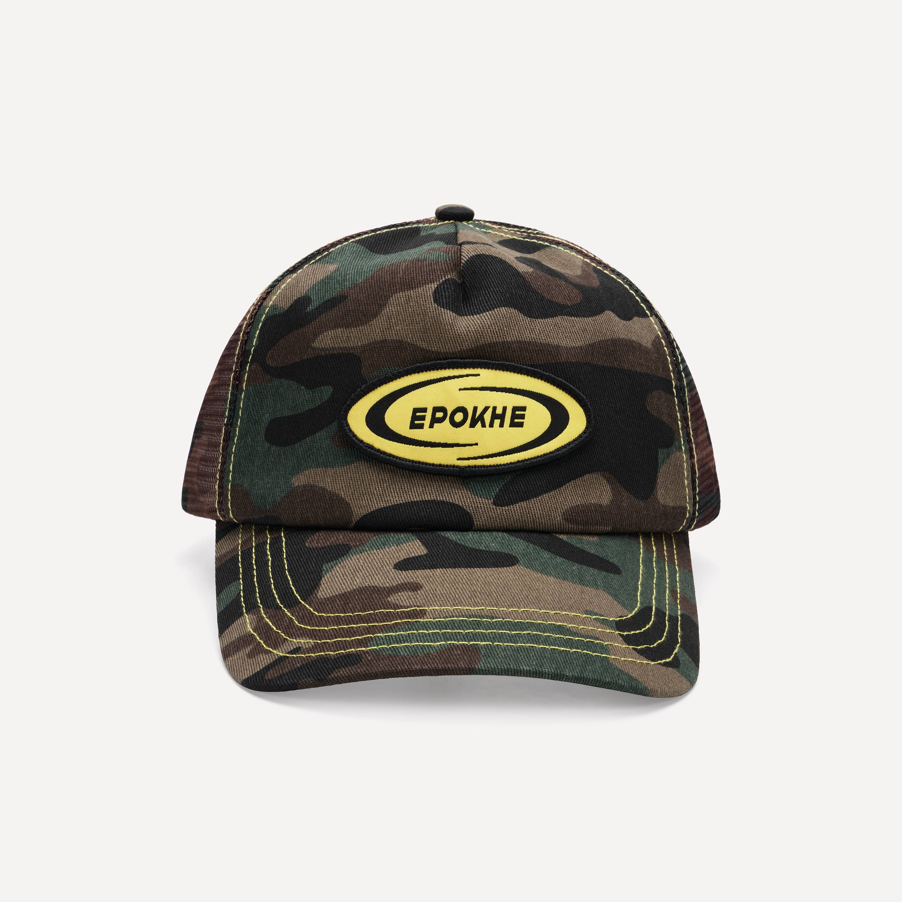 Epokhe Tundra Trucker Cap Washed Real Tree Camo