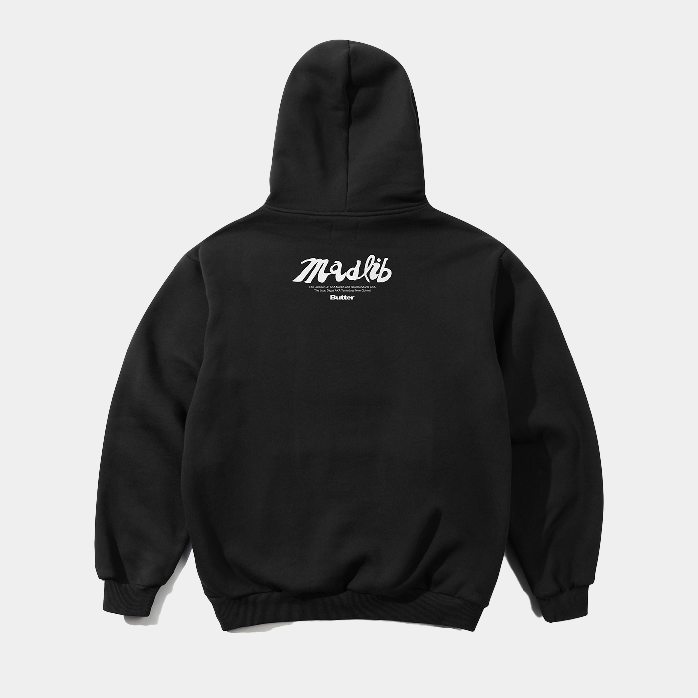 Butter x Madlib Pullover Hood Black