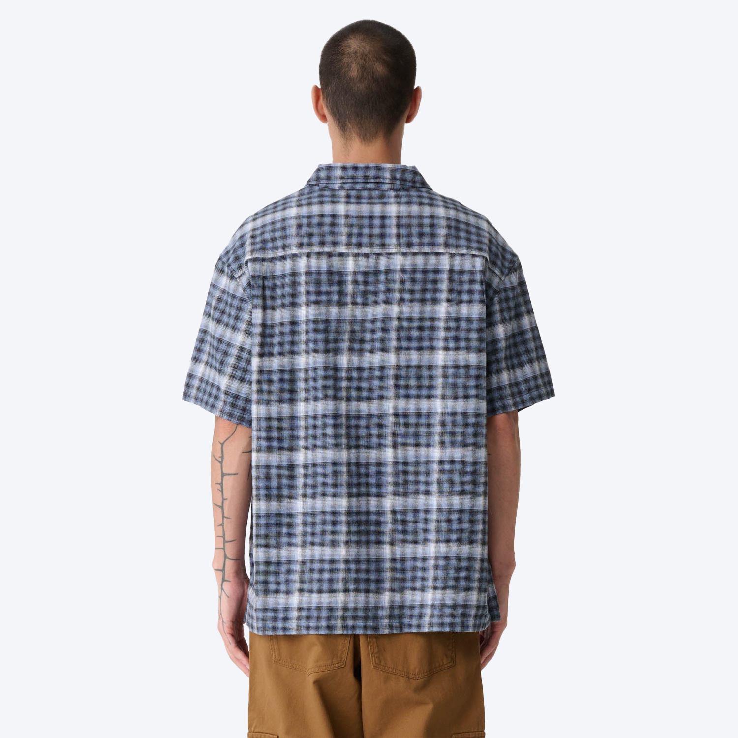 Xlarge Hound Check SS Shirt Blue
