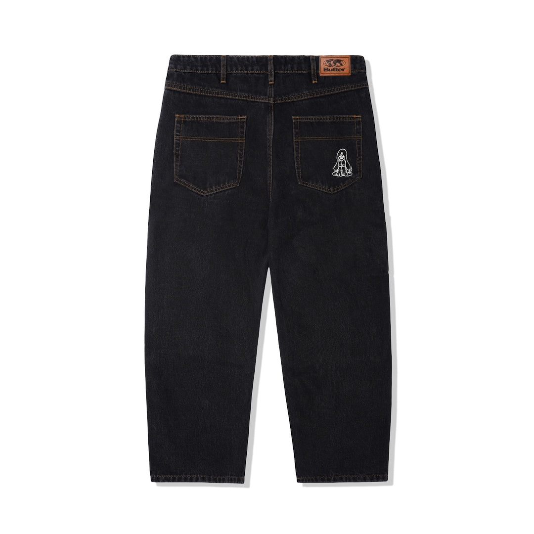 Butter Goods Hound Denim Jeans Washed Black