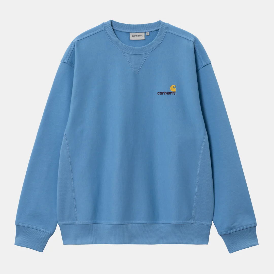 Carhartt WIP American Script Sweat Piscine