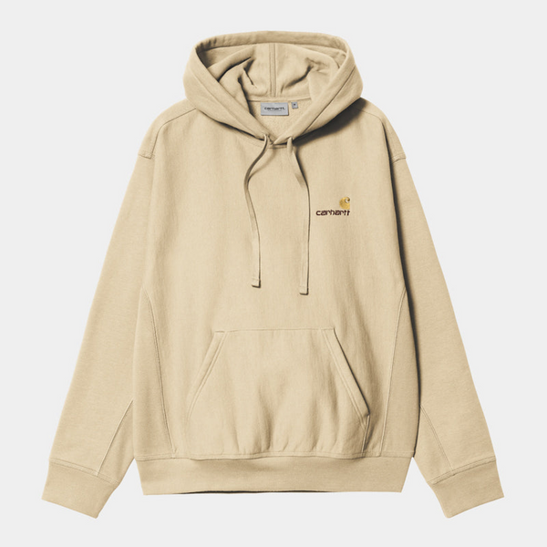 Carhartt WIP Hooded American Script Sweat Rattan – Brick +