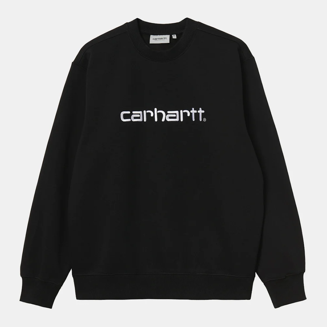 Carhartt WIP Sweatshirt Black + White