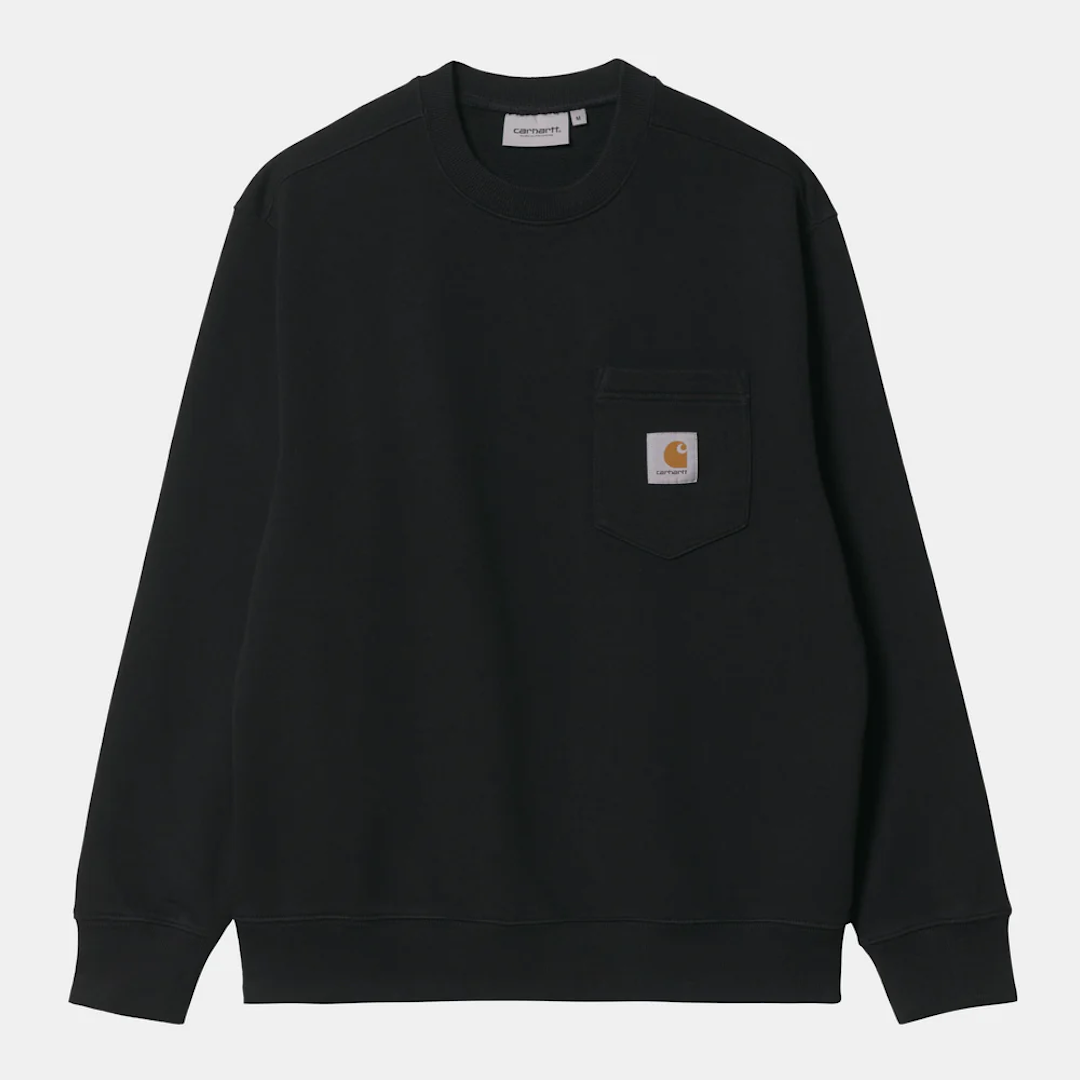 Carhartt WIP Pocket Sweatshirt Crewneck Black