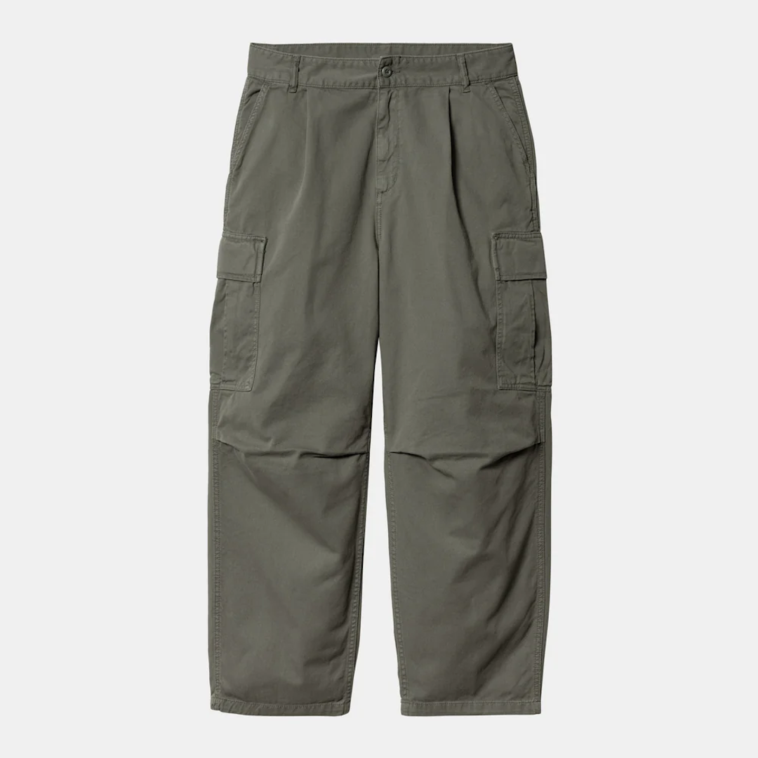 Carhartt WIP Cole Cargo Pant Garment Dyed Smoke Green