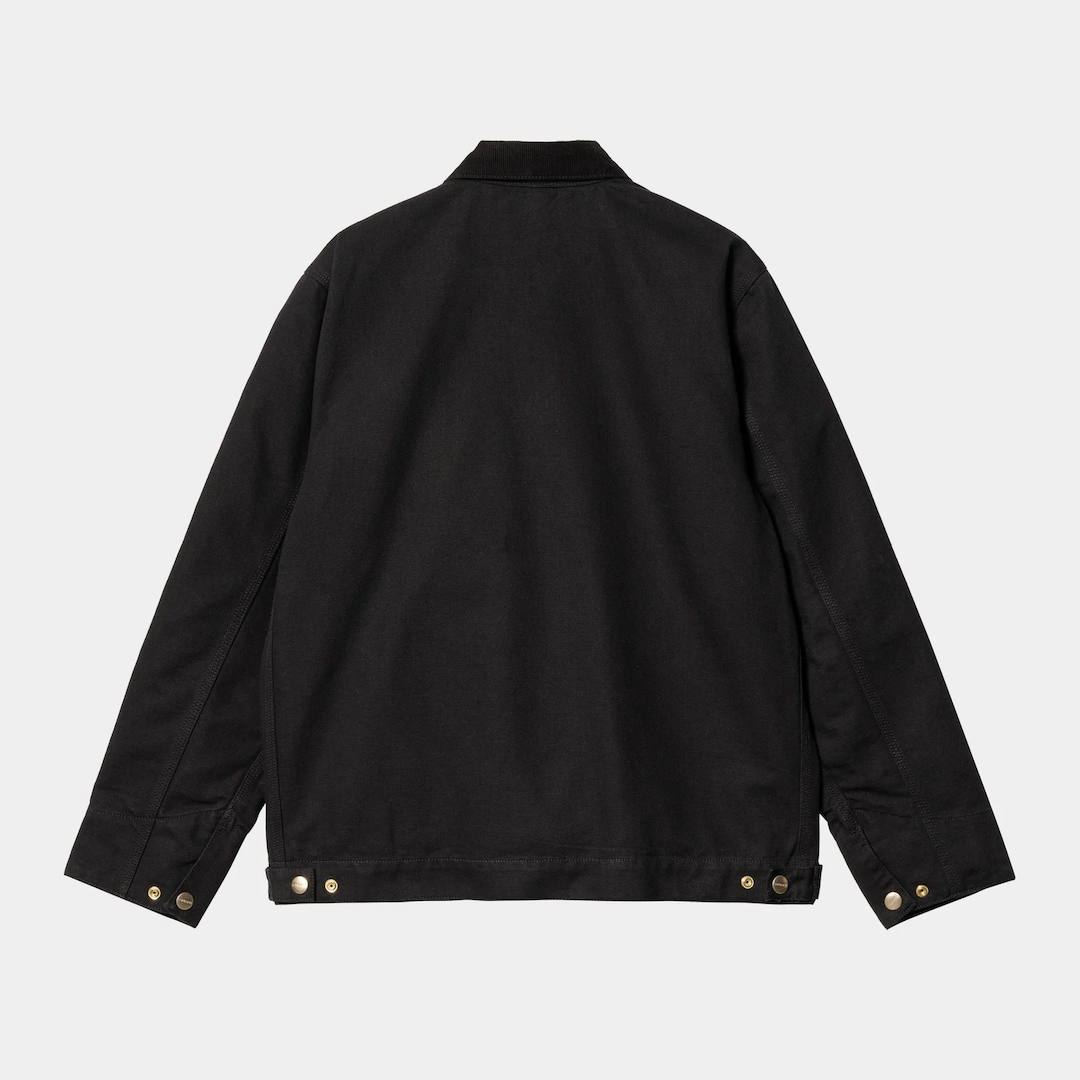 Carhartt WIP Detroit Jacket Black + Black Rinsed