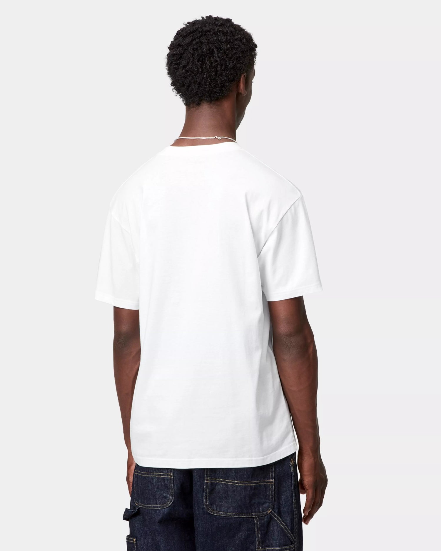 Carhartt WIP Pocket Heart T-Shirt White + Red