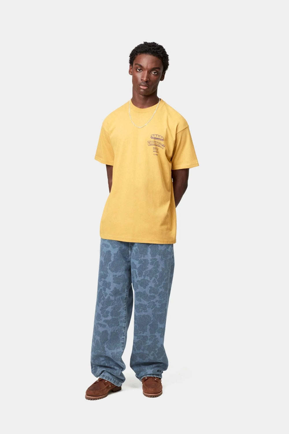 Carhartt WIP Duck Landon Pant Camo Duck Blue Bleached