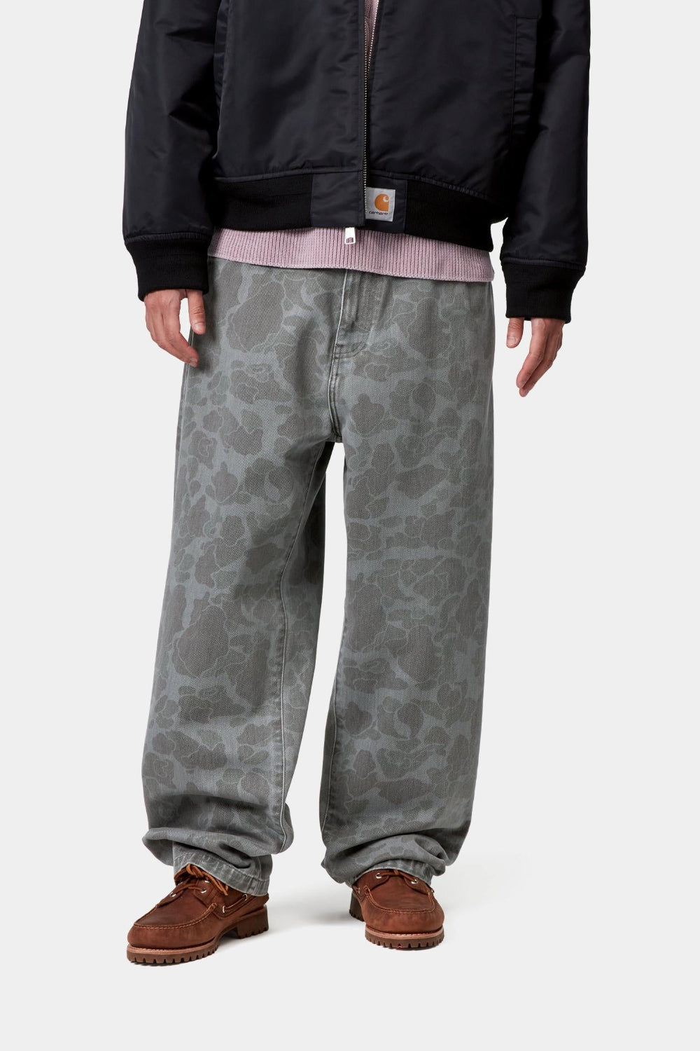 Carhartt WIP Duck Landon Pant Camo Duck Black Heavy Bleached