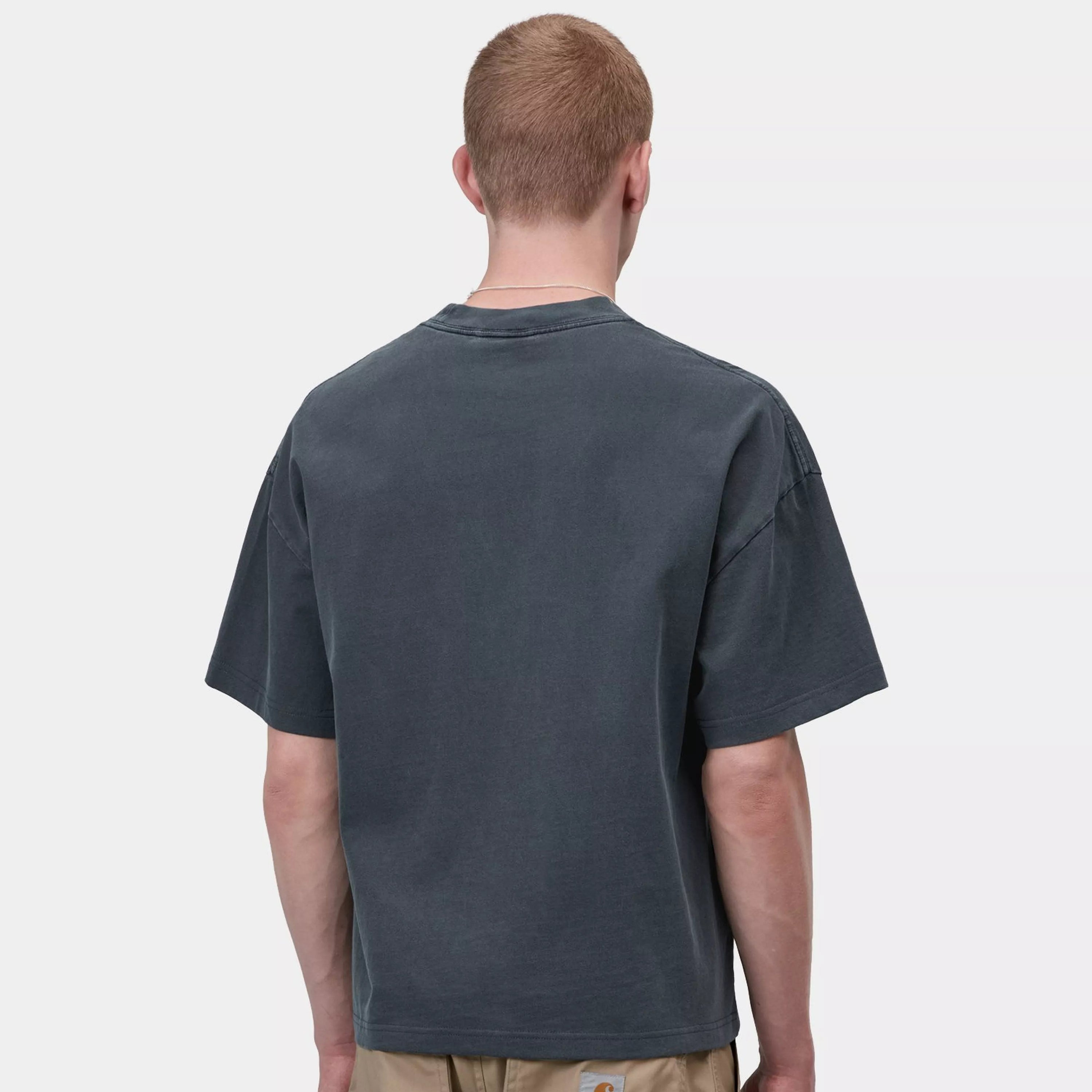 Carhartt WIP Benton T-Shirt Carbon Garment Dyed