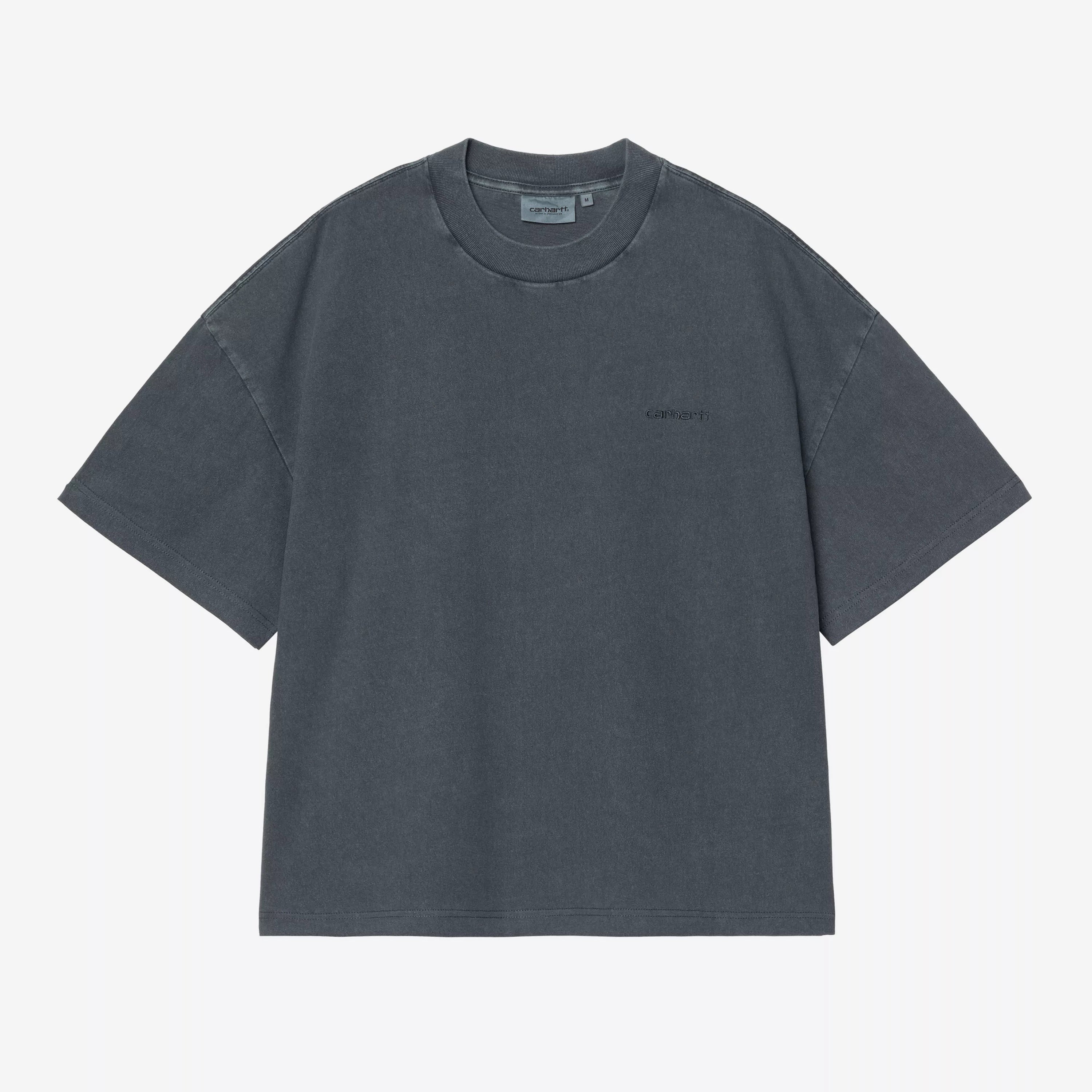 Carhartt WIP Benton T-Shirt Carbon Garment Dyed