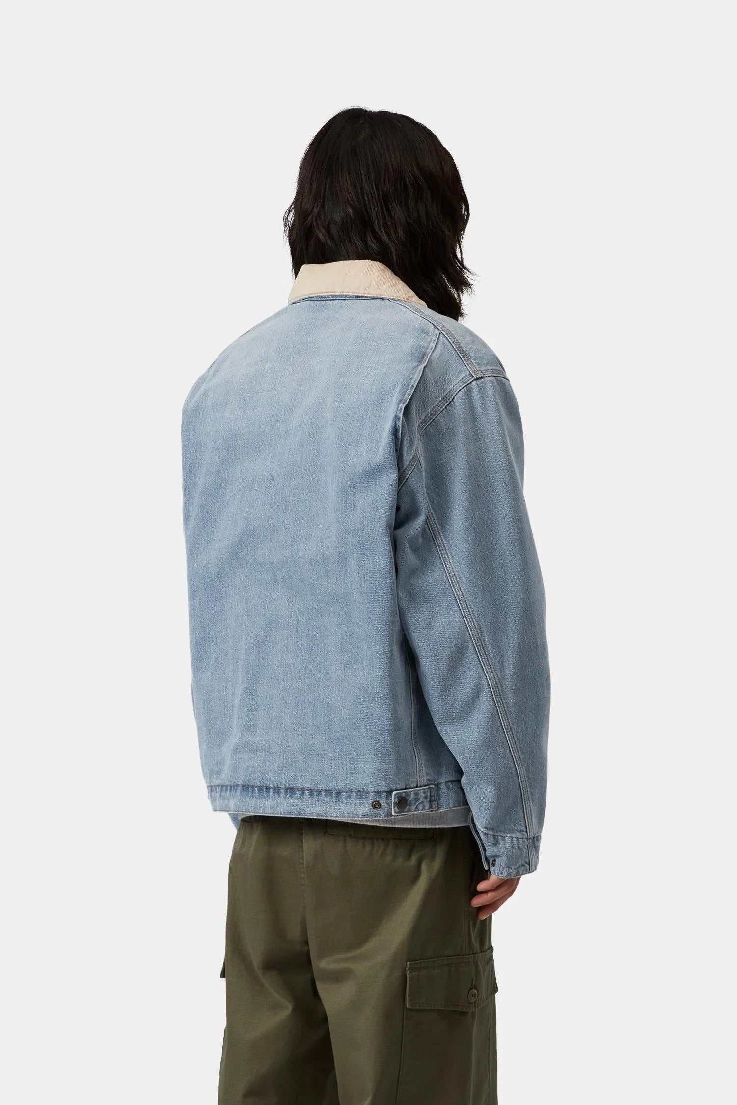 Carhartt WIP OG Detroit Jacket Blue + Dusty H Brown