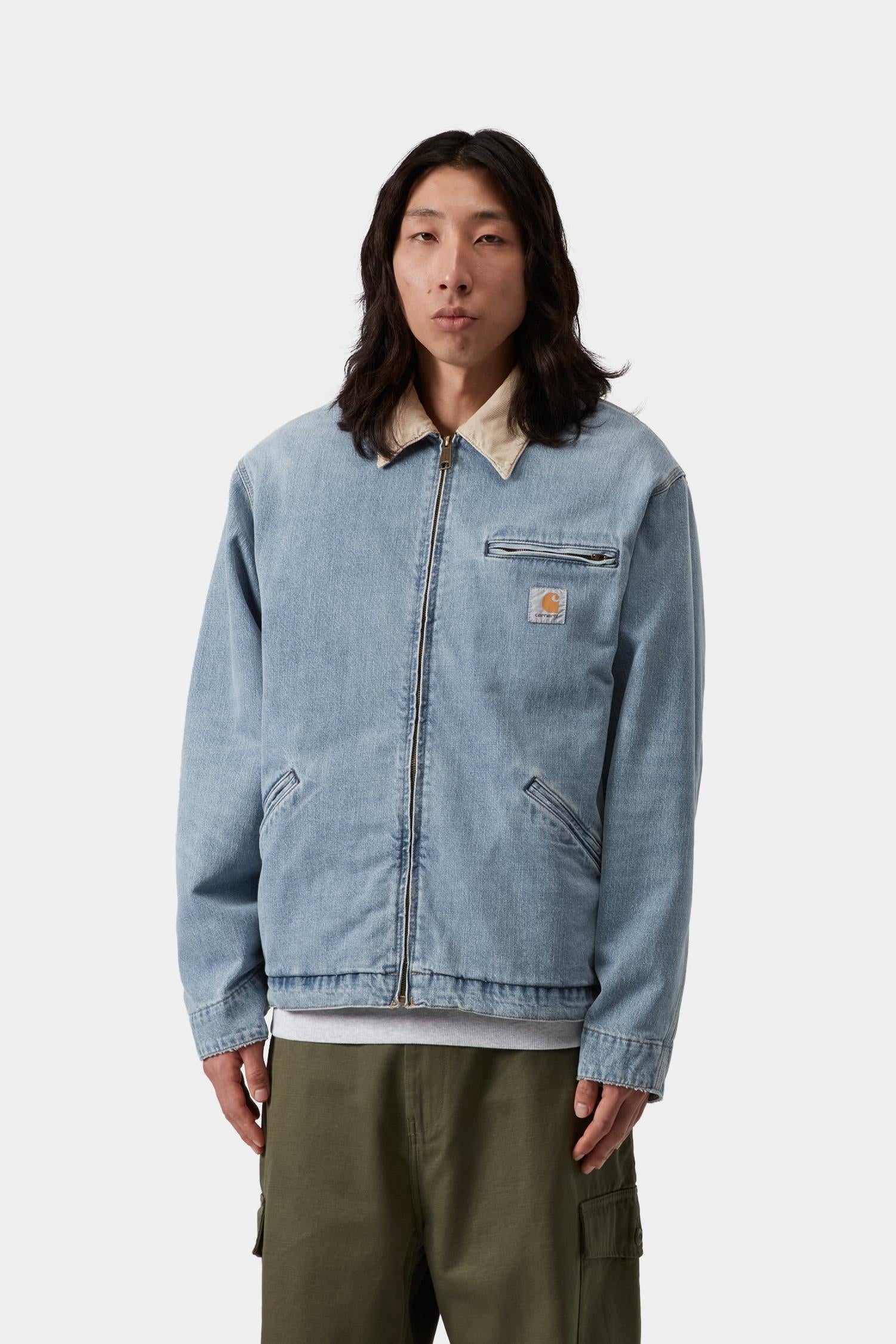 Carhartt WIP OG Detroit Jacket Blue + Dusty H Brown