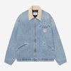 Carhartt WIP OG Detroit Jacket Blue + Dusty H Brown